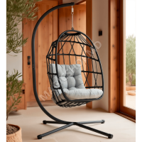 Balansoar de tip cocon Roma Black / Grey